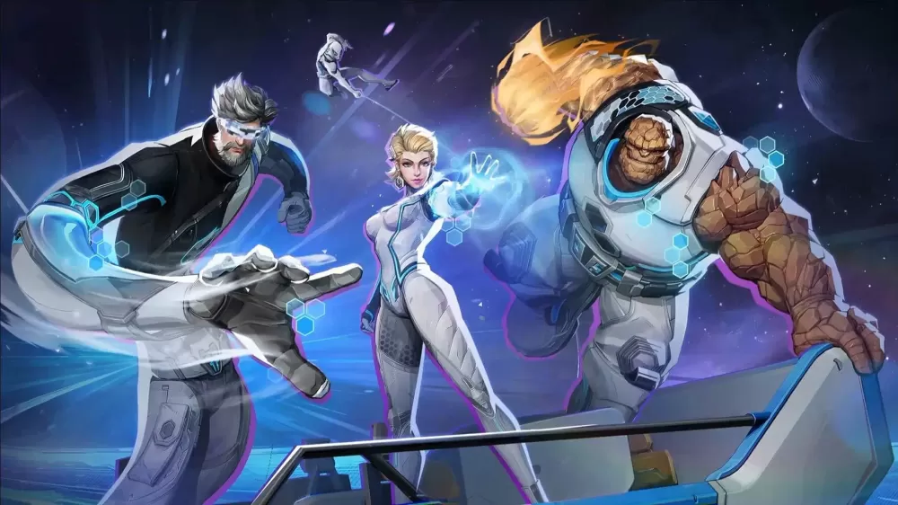 Skins da Future Foundation chegam a Marvel Rivals com visual ousado